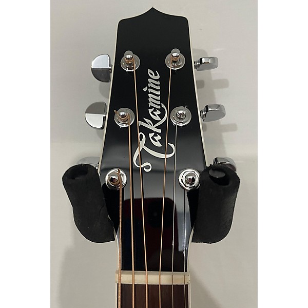 Used Used Takamaine EF341SC Black Acoustic Electric Guitar