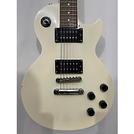 Used Epiphone Used 2008 Epiphone Les Paul Studio Vintage White Solid Body Electric Guitar