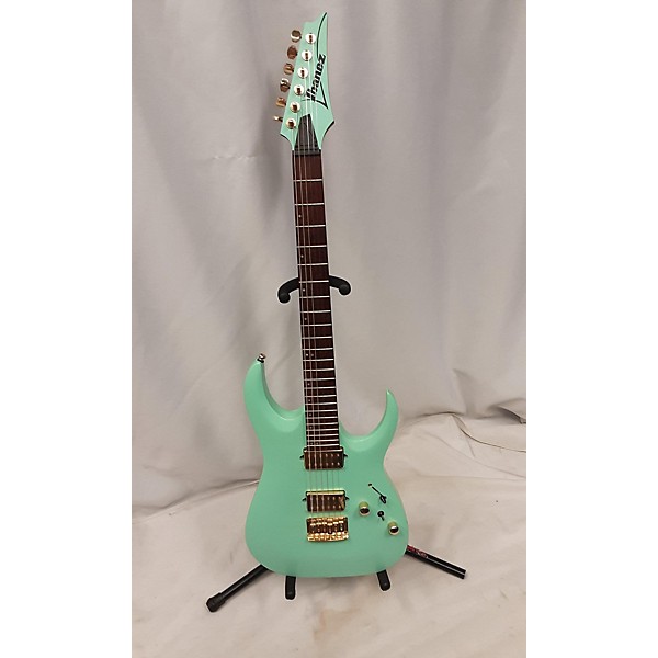 Used Ibanez Used Ibanez Rga42hp Green Solid Body Electric Guitar