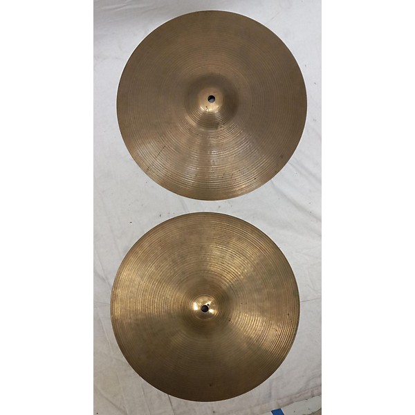 Vintage Zildjian 1970s 14in A Series Hi Hat Pair Cymbal