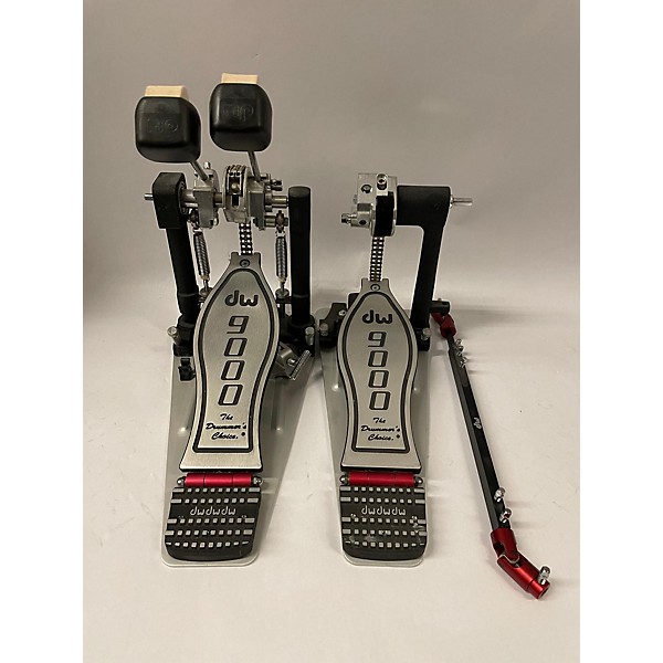 Used Used DW 9000 Series Double Double Bass Drum Pedal