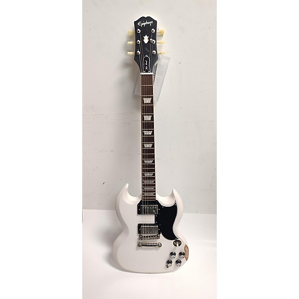 Used Epiphone Used Epiphone 1961 SG Special Aged White Solid Body Electric Guitar