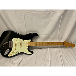 Used Fender Used 2004 Fender Artist Series Jimmie Vaughan Tex-Mex Stratocaster Black And White Solid Body Electric Guitar