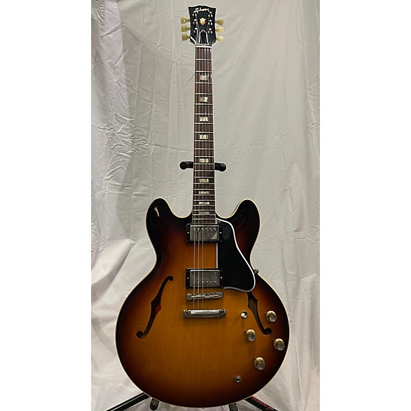 Used Gibson Used 2021 Gibson CUSTOM 1964 ES335 VOS Vintage Sunburst Hollow Body Electric Guitar