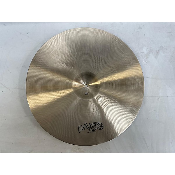 Used Paiste 22in Formula 602 Thin Crash Cymbal