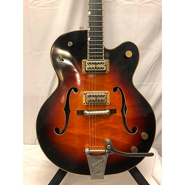 Vintage Gretsch Guitars Vintage 1960 Gretsch Guitars COUNTRY CLUB Sunburst Hollow Body Electric Guitar