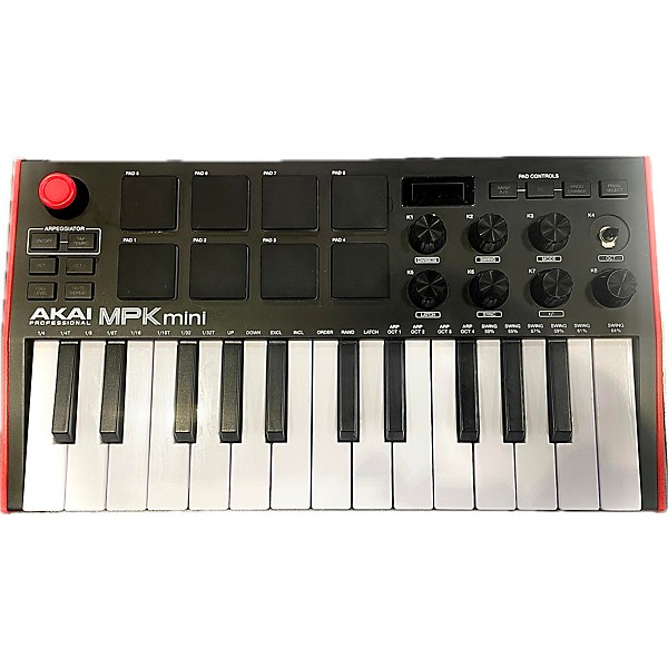 Used Akai Professional MPK Mini MKII MIDI Controller