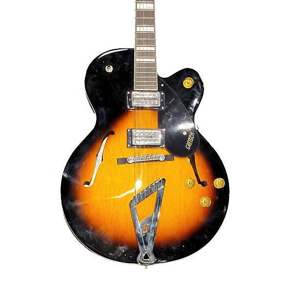 Used Gretsch Guitars Used Gretsch Guitars G2420 Streamliner Sunburst Hollow Body Electric Guitar