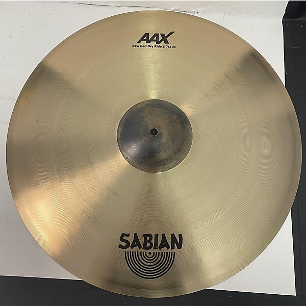 Used SABIAN 21in AAX Raw Bell Dry Ride Cymbal