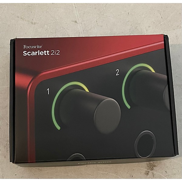 Used Focusrite Scarlett 2i2 Gen 4 Audio Interface