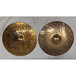 Vintage Zildjian Vintage 1990s Zildjian 14in Z Custom Hi Hat Pair Cymbal