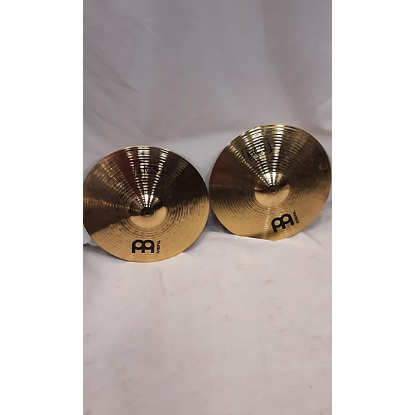 Used MEINL 14in HCS Hi Hat Pair Cymbal