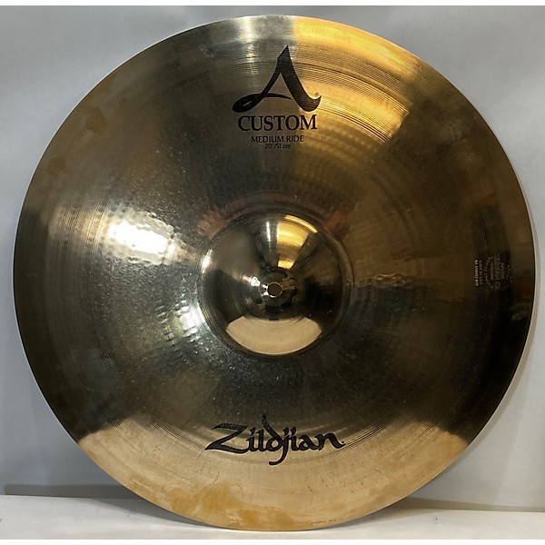 Used Zildjian 20in A Custom Medium Ride Cymbal