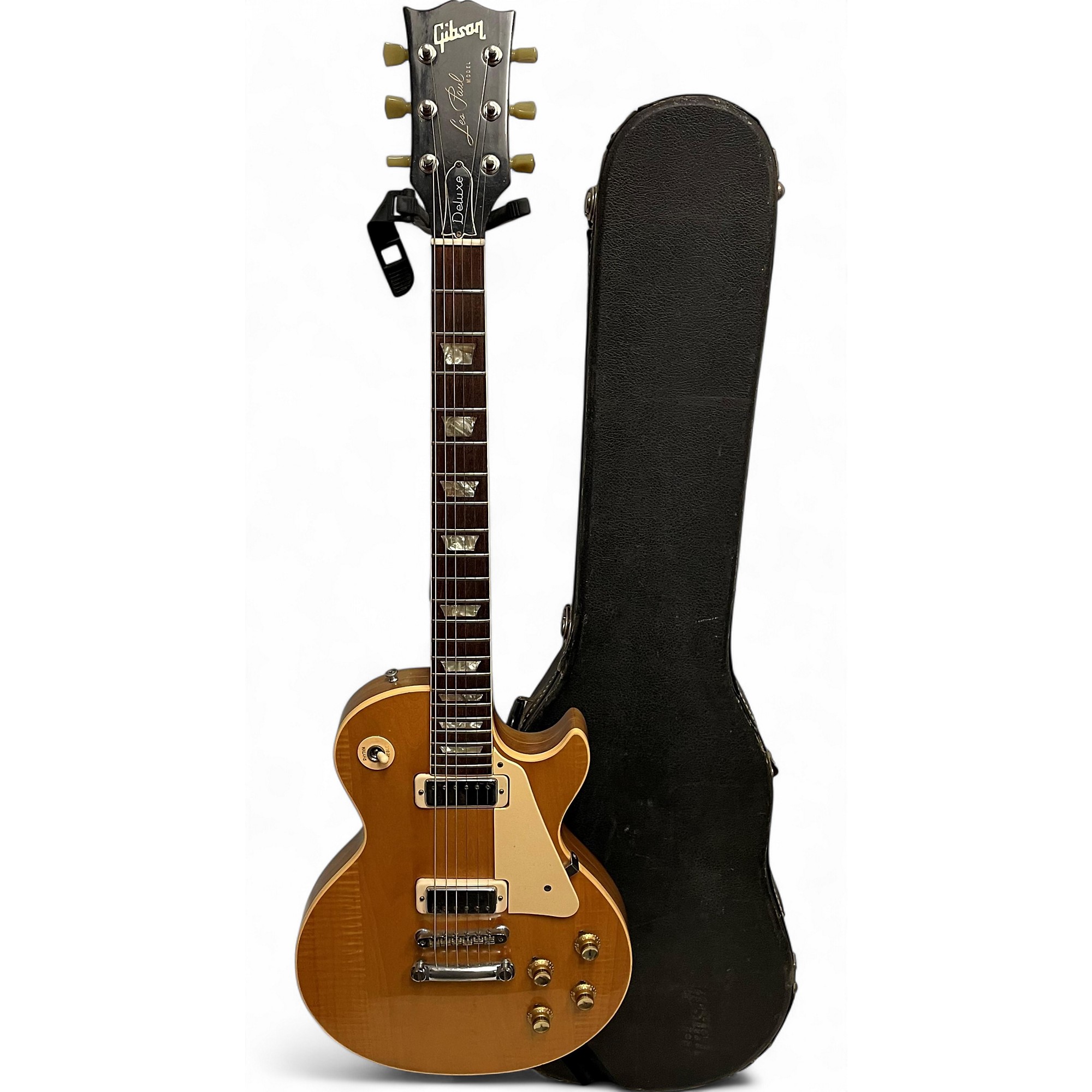 ビンテージ1975年 Gibson Les Paul Deluxe レスポール Vintage 1975 Gibson LES PAUL DELUXE Natural Solid Body Electric