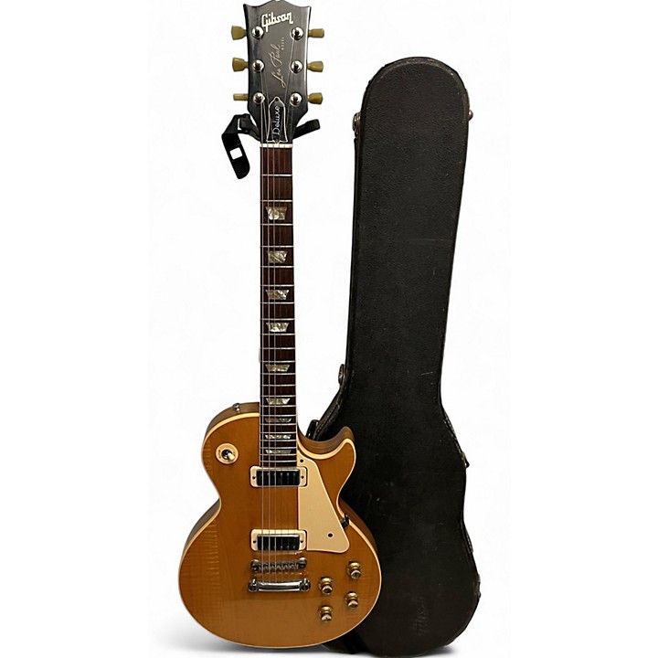 ギター Gibson Les Paul Deluxe 1975 Vintage 1975 Gibson LES PAUL DELUXE Natural Solid Body Electric