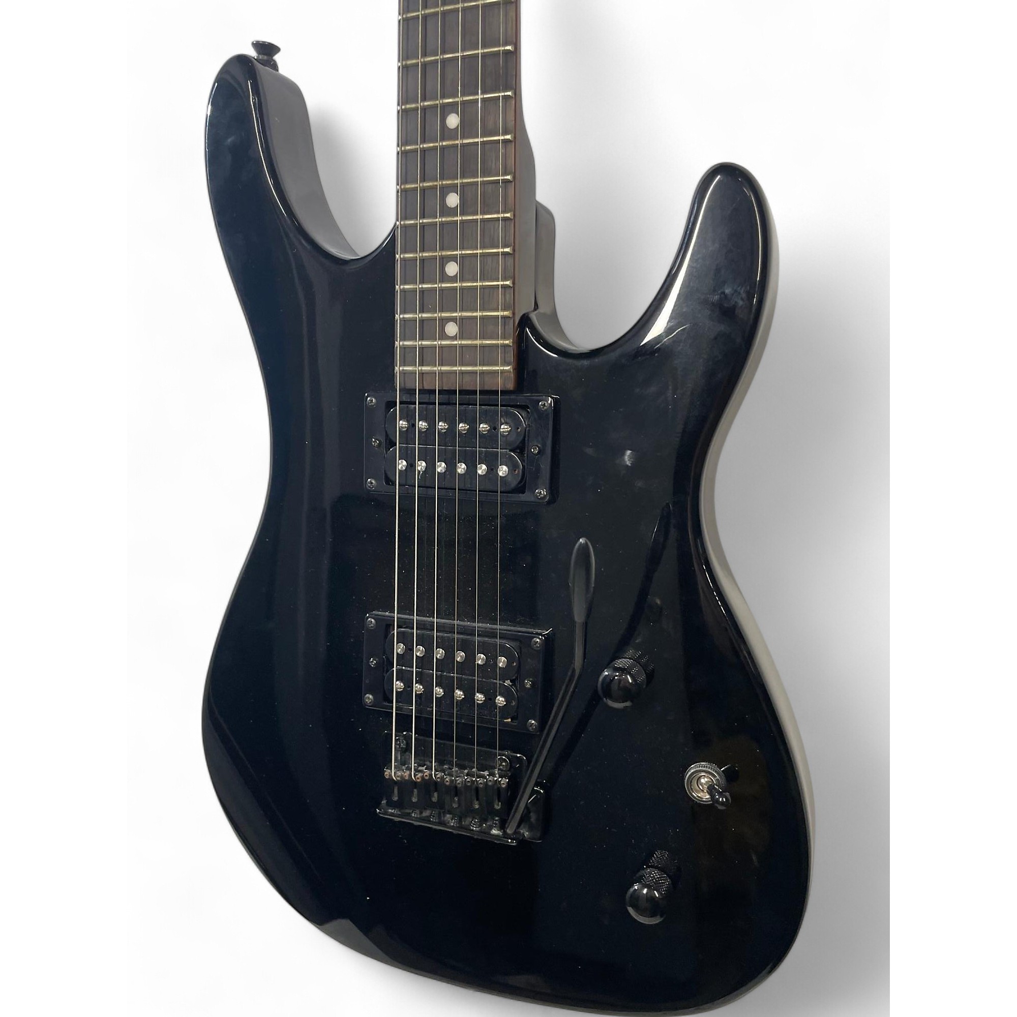 Used Kramer Pacer Vintage Reissue Black Solid Body Electric
