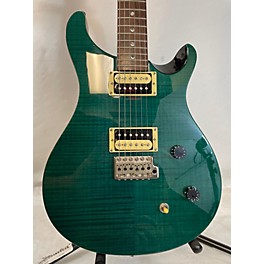 Used PRS Used PRS Custom 22 Flat Top Turquoise Solid Body Electric Guitar