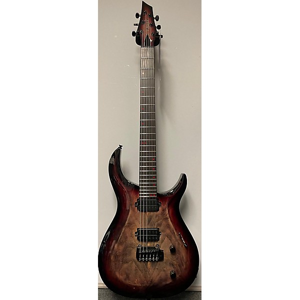 Used Used 2022 Kiesel Guitars C6X Crescent 6 X-Trem Custom Crimson Red Blackburst Solid Body Electric Guitar