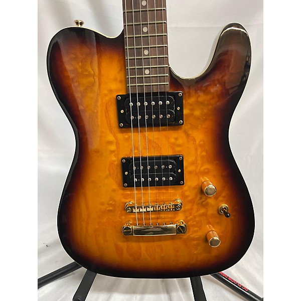 Used Copley Used Copley T Style 2 Tone Sunburst Solid Body Electric Guitar