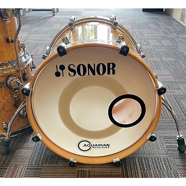 Used SONOR S Class Grained Spalted Maple Drum Kit