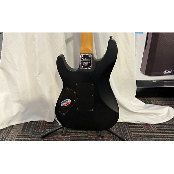 Used Schecter Guitar Research Used Schecter Guitar Research Damien Floyd Rose Black Solid Body Electric Guitar