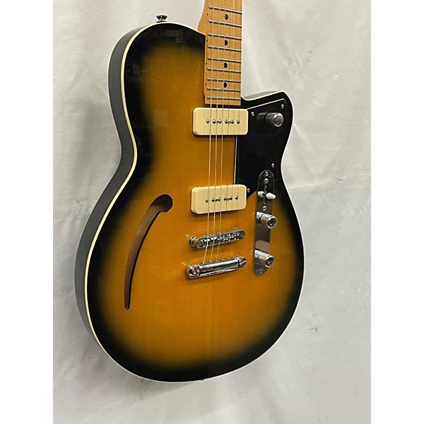 Used Reverend Used Reverend King Club Sunburst Hollow Body Electric Guitar