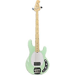 Used Sterling by Music Man Used Sterling By Music Man Sub 4 Mint Green Electric Bass Guitar