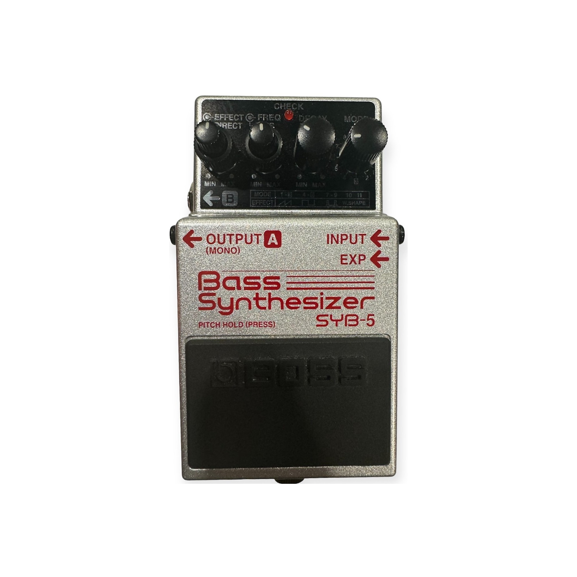 Used BOSS SYB5 Bass Synth Bass Effect Pedal | Guitar Center