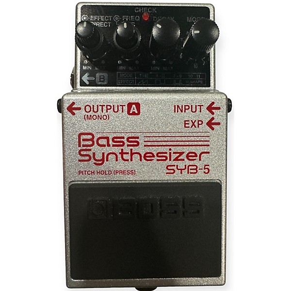 Used BOSS SYB5 Bass Synth Bass Effect Pedal