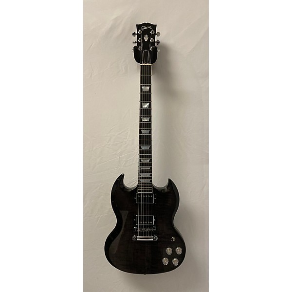 Used Gibson Used Gibson SG Modern Trans Black Solid Body Electric Guitar