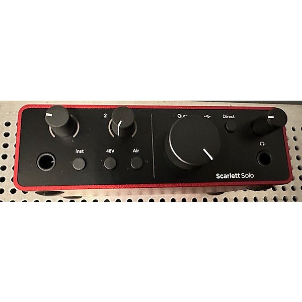 Used Focusrite Scarlett Solo Gen 4 Audio Interface