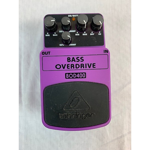 Used Behringer BOD400 Bass Overdrive Bass Effect Pedal