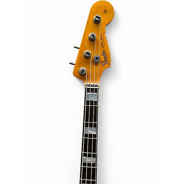 Used Used 2023 Fender LTD Custom 64' Jazz Bass Heavy Relic Faded Aged 3 Tone Sunburst Electric Bass Guitar