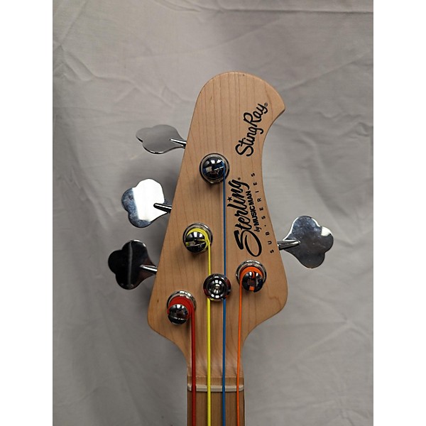 Used Sterling by Music Man Used Sterling By Music Man Sub 4 SEA FOAM GREEN Electric Bass Guitar