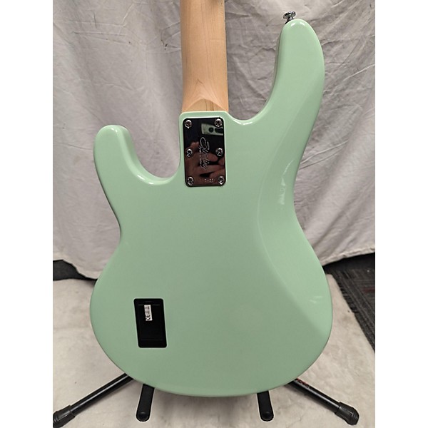 Used Sterling by Music Man Used Sterling By Music Man Sub 4 SEA FOAM GREEN Electric Bass Guitar