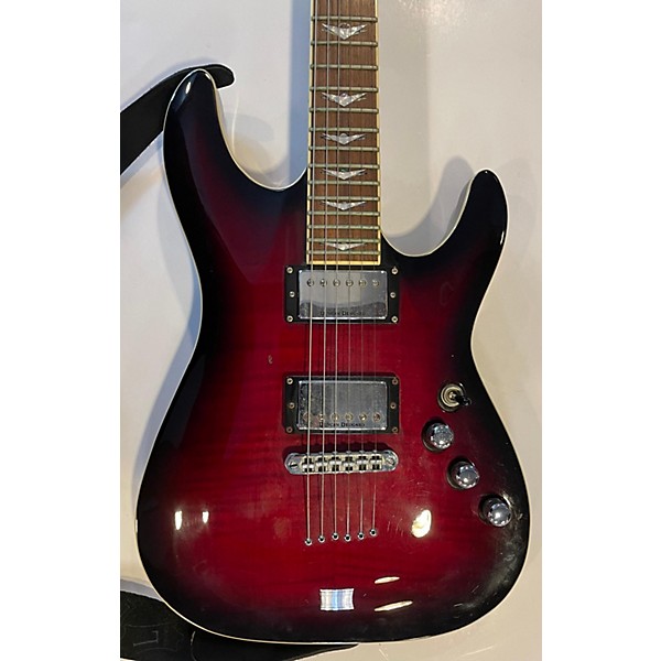 Used Schecter Guitar Research Used Schecter Guitar Research C-1+ Red Solid Body Electric Guitar