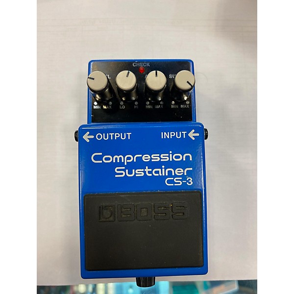 Used BOSS CS3 Compressor Sustainer Effect Pedal