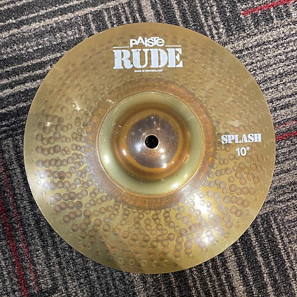 Used Paiste 10in Rude Splash Cymbal