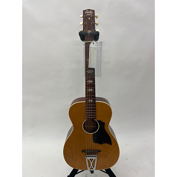 Vintage Stella 1970 Folk Guitar Acoustic Guitar