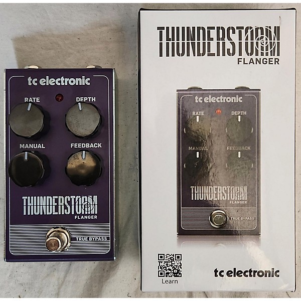 Used TC Electronic Thunderstorm Flanger Effect Pedal