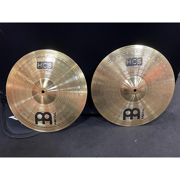 Used MEINL 14in HCS Hi Hat Pair Cymbal