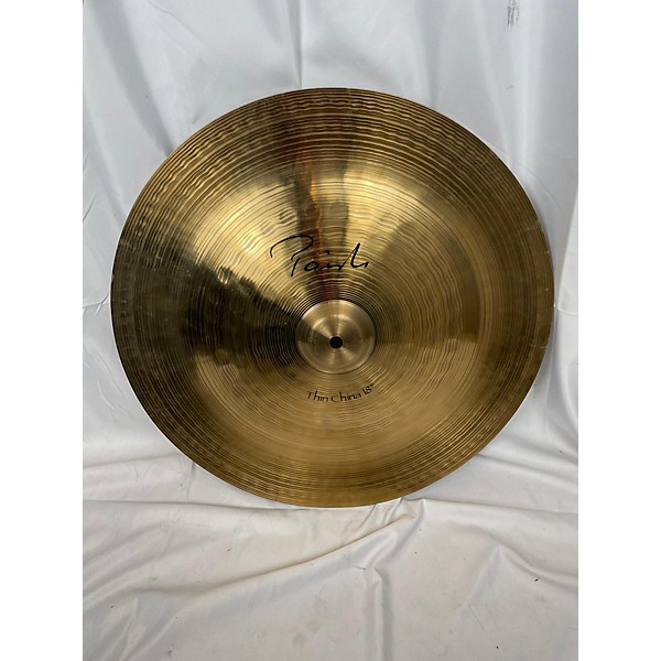 Used Paiste 18in Thin China Cymbal