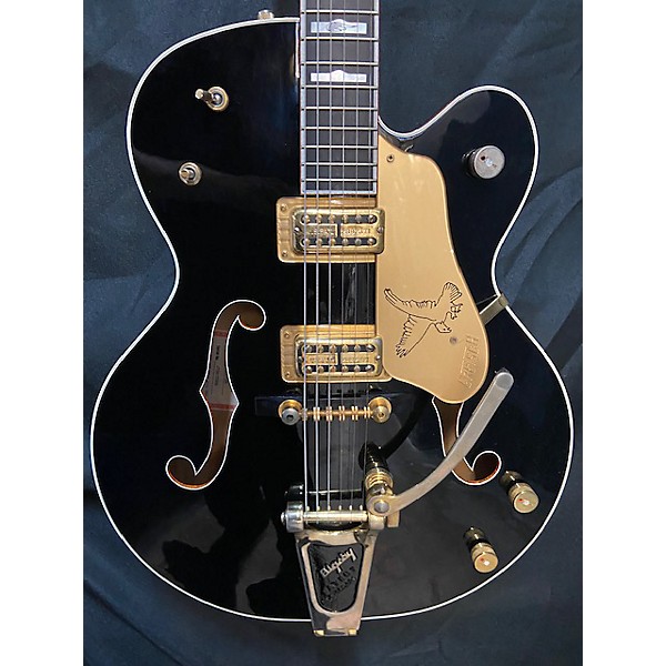 Used Gretsch Guitars 2005 G6136TBK Black Falcon Hollow Body Electric Guitar