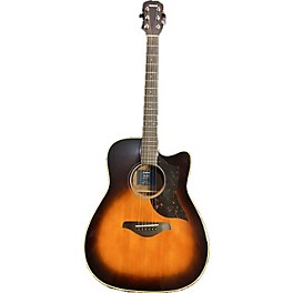 Used Yamaha Used Yamaha A1M Tobacco Sunburst Acoustic Electric Guitar