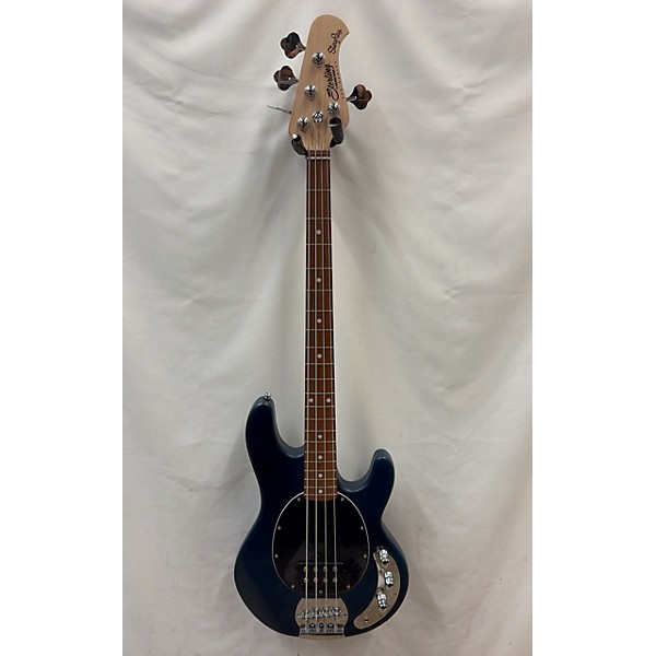 Used Sterling by Music Man Used Sterling By Music Man Sting Ray Blue Electric Bass Guitar