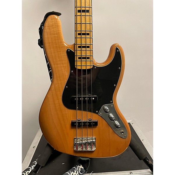 Used Squier Used Squier Classic Vibe 70s Jazz Bass Natural Electric Bass Guitar