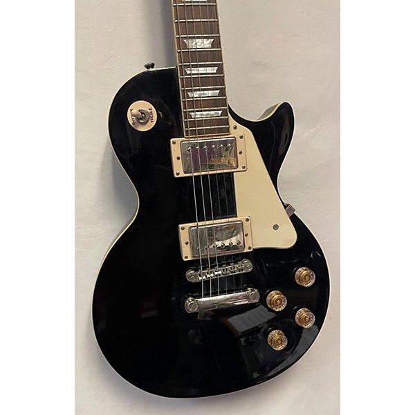 Used Epiphone Used Epiphone Les Paul Standard Ebony Solid Body Electric Guitar