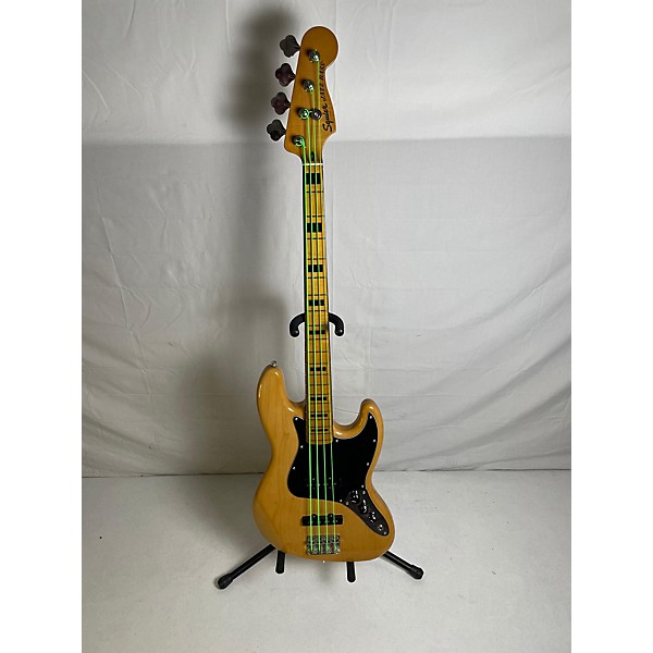 Used Used Squier Classic Vibe 70s Jazz Bass Natural Electric Bass Guitar