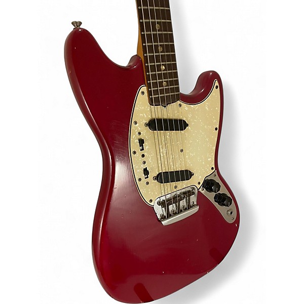 Used Fender Vintage 1966 Fender Duo Sonic Ii Red Solid Body Electric Guitar Red Guitar Center