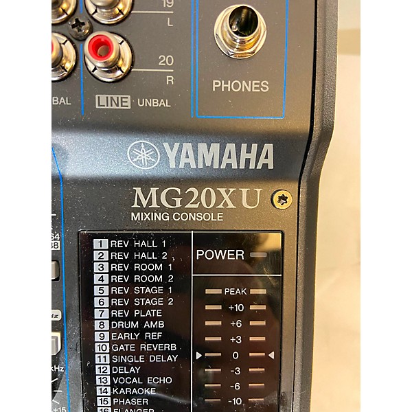 Used Yamaha MG20XU Unpowered Mixer